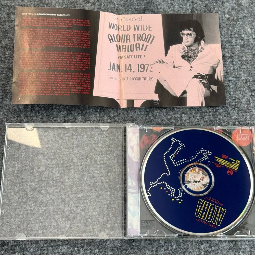 Elvis Presley "Aloha From Hawaii Via Satellite" CD in perfect condition - Picture 5 of 6
